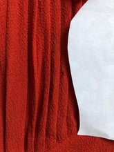 Load image into Gallery viewer, vintage 1940s orange crepe blouse