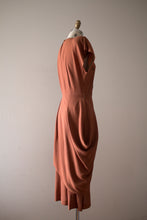 Load image into Gallery viewer, vintage 1940s beaded rayon dress