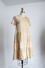 Load image into Gallery viewer, vintage 1920s peachy silk dress {s} AS-IS