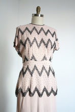 Load image into Gallery viewer, vintage 1940s beaded dress {m}