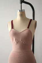 Load image into Gallery viewer, vintage 1930s pink wool swimsuit