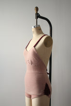 Load image into Gallery viewer, vintage 1930s pink wool swimsuit
