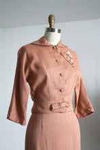 Load image into Gallery viewer, vintage 1950s skirt suit {xxs}