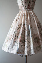 Load image into Gallery viewer, vintage 1970s Peacock novelty dress