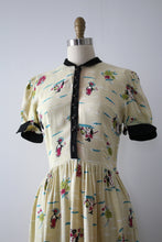 Load image into Gallery viewer, vintage 1940s novelty Penguin dress