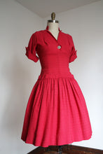 Load image into Gallery viewer, vintage 1950s pink party dress {m}
