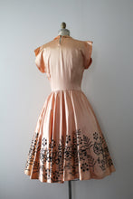 Load image into Gallery viewer, vintage 1940s pink satin dress