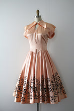 Load image into Gallery viewer, vintage 1940s pink satin dress