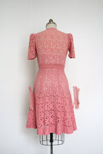Load image into Gallery viewer, vintage 1930s pink lace dress set