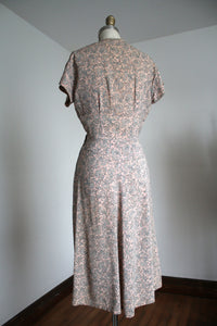 vintage 1940s rayon dress {s}