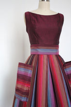 Load image into Gallery viewer, vintage 1950s Gigi Young pink rainbow dress