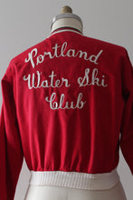 Load image into Gallery viewer, vintage 1950s Portland water ski chain stitch jacket