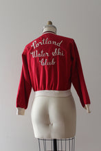 Load image into Gallery viewer, vintage 1950s Portland water ski chain stitch jacket