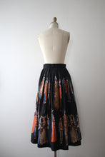 Load image into Gallery viewer, vintage 1950s Renaissance Marionette novelty skirt
