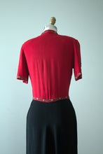 Load image into Gallery viewer, vintage 1940s studded evening gown