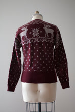 Load image into Gallery viewer, vintage 1940s reindeer sweater