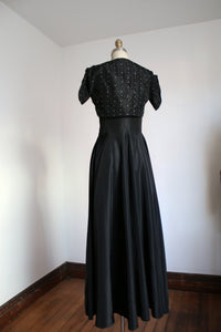 vintage 1930s rhinestone gown {s}