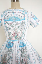 Load image into Gallery viewer, vintage 1960s Rococo romantic dress