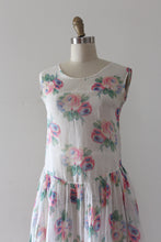 Load image into Gallery viewer, vintage 1920s rose print dress