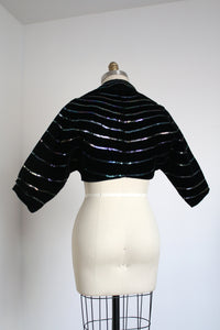 vintage 1950s sequin jacket