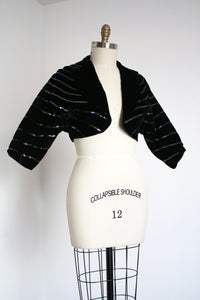 vintage 1950s sequin jacket