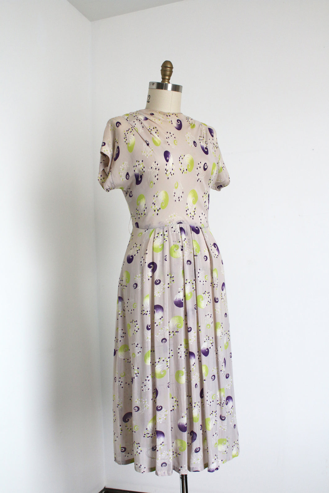 vintage 1940s sheer dress {M}