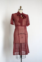 Load image into Gallery viewer, vintage 1930s silk dress set