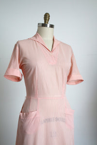 vintage 1950s sheer dress {L}
