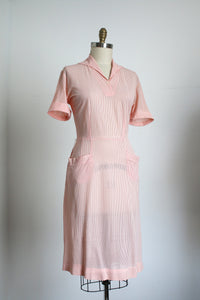 vintage 1950s sheer dress {L}
