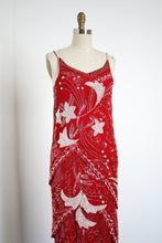 Load image into Gallery viewer, vintage 1980s shooting star flapper dress