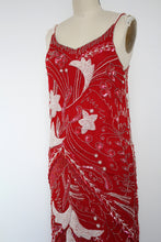 Load image into Gallery viewer, vintage 1980s shooting star flapper dress