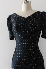 Load image into Gallery viewer, MARKED DOWN vintage 1930s silk polka dot gown