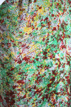 Load image into Gallery viewer, vintage 1950s silk strapless novelty dress