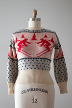 Load image into Gallery viewer, vintage 1940s ski sweater