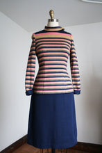 Load image into Gallery viewer, vintage 1970s striped dress {xs}