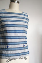 Load image into Gallery viewer, vintage 1950s striped tank top {M}