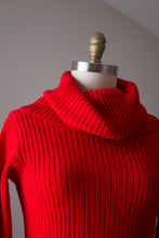 Load image into Gallery viewer, vintage 1950s Susan Small red knit dress