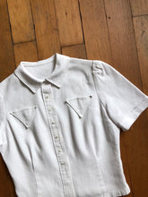 Load image into Gallery viewer, vintage 1930s white blouse