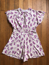 Load image into Gallery viewer, vintage 1930s 40s floral romper