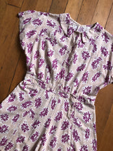 Load image into Gallery viewer, vintage 1930s 40s floral romper