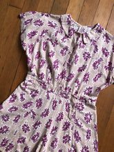 Load image into Gallery viewer, vintage 1930s 40s floral romper