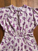 Load image into Gallery viewer, vintage 1930s 40s floral romper