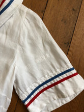 Load image into Gallery viewer, vintage 1930s nautical linen dress