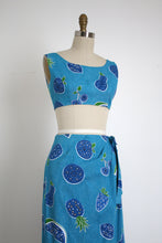 Load image into Gallery viewer, vintage 1960s fruit two piece set
