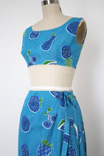 Load image into Gallery viewer, vintage 1960s fruit two piece set