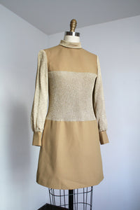 vintage 1960s gold dress {xs}