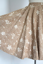 Load image into Gallery viewer, vintage 1950s under the Sea full circle skirt