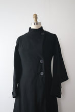 Load image into Gallery viewer, vintage 1930s black wool coat