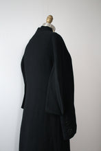 Load image into Gallery viewer, vintage 1930s black wool coat