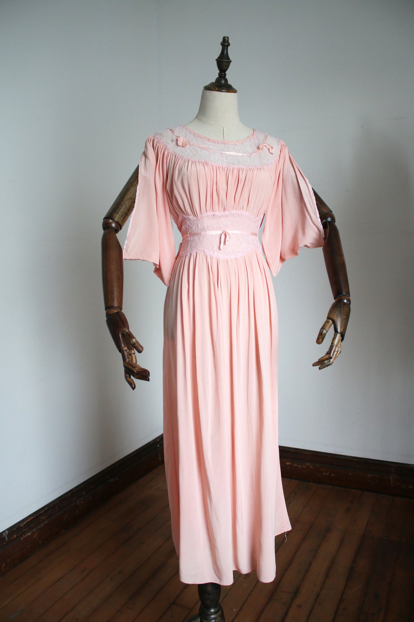 Old fashioned pink outlet dress